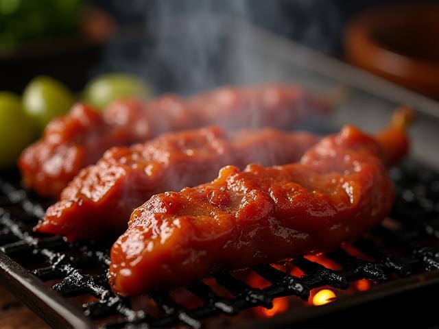 Barbecue chinois traditionnel avec fumée légère et ingrédients frais - Moments gourmands