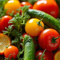 Mélange de légumes printaniers sautés croquants
